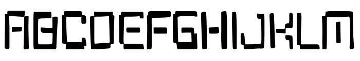 Break Robot Font UPPERCASE