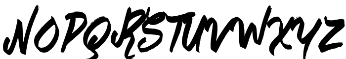 Break Through Font UPPERCASE