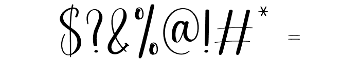 Breakday Font OTHER CHARS