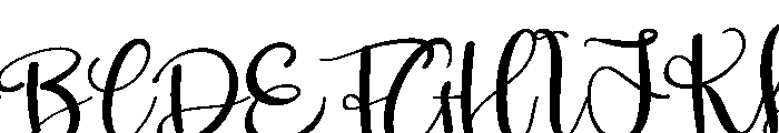 Breath2 Font UPPERCASE