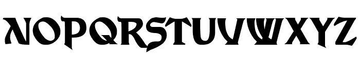 Breathe Fire V Font UPPERCASE