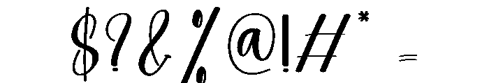 Breathine Font OTHER CHARS