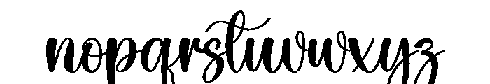 Breathine Font LOWERCASE