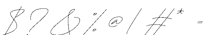 Bregoria Signature Font OTHER CHARS