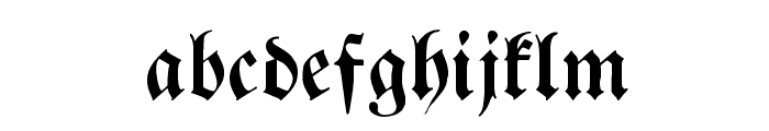 Breitkopf Fraktur Font LOWERCASE