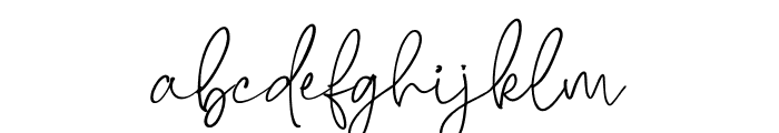 Brendria Signature Font LOWERCASE