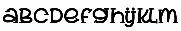 Brendy Berly Regular Font LOWERCASE