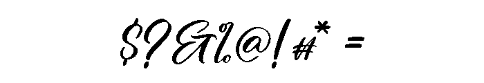 Brentley Script Font OTHER CHARS