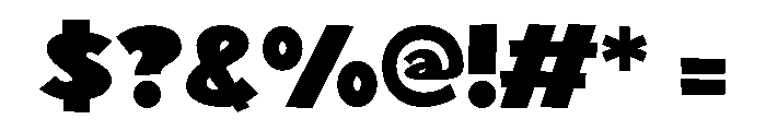 Brenza Demo Regular Font OTHER CHARS
