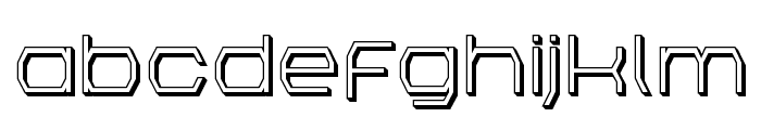 Bretton 3D Font LOWERCASE