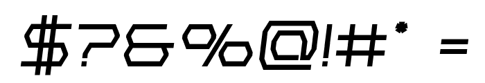 Bretton Bold Semi-Italic Font OTHER CHARS