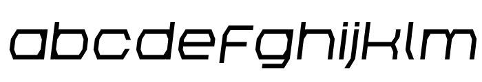 Bretton Bold Semi-Italic Font LOWERCASE