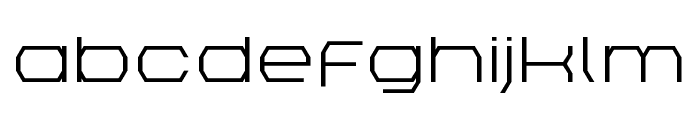 Bretton Expanded Font LOWERCASE