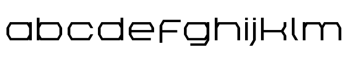 Bretton Semi-Bold Expanded Font LOWERCASE