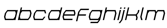 Bretton Semi-Bold Italic Font LOWERCASE