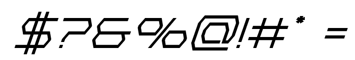 Bretton Semi-Bold Super-Italic Font OTHER CHARS