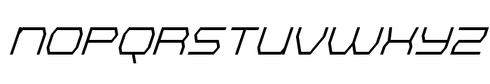 Bretton Semi-Bold Super-Italic Font UPPERCASE