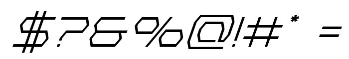 Bretton Super-Italic Font OTHER CHARS