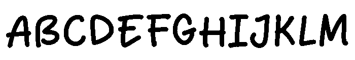 Brew Today HW Font UPPERCASE