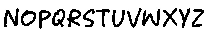 Brew Today HW Font UPPERCASE