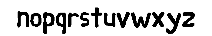 Brewlin Ruffe Trial Regular Font LOWERCASE