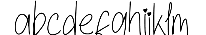 Briamitta Font LOWERCASE