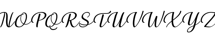 Briany Italic Font UPPERCASE