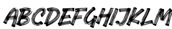 Brich-Regular Font UPPERCASE