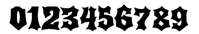 Brick Howl Font OTHER CHARS