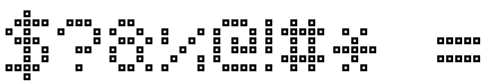 Brick LED-7 Font OTHER CHARS