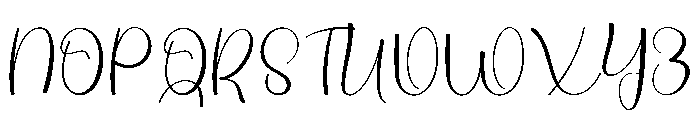 Bride Signature Font UPPERCASE