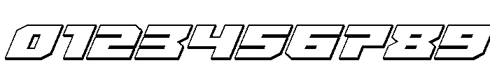 Bridge OFFicer 3D Font OTHER CHARS