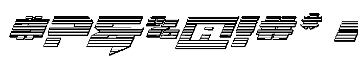 Bridge OFFicer Chrome Font OTHER CHARS