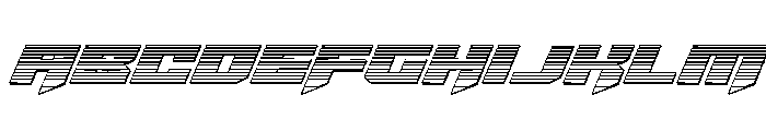 Bridge OFFicer Chrome Font UPPERCASE