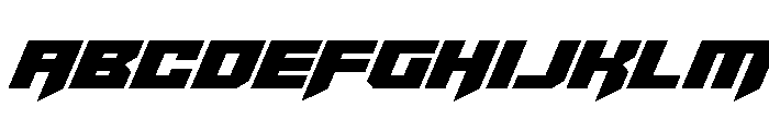 Bridge OFFicer Condensed Font UPPERCASE