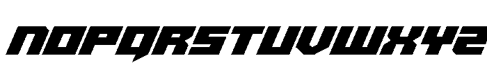 Bridge OFFicer Condensed Font LOWERCASE