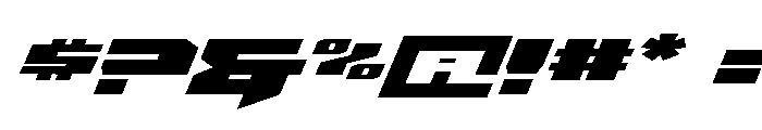Bridge OFFicer Expanded Font OTHER CHARS
