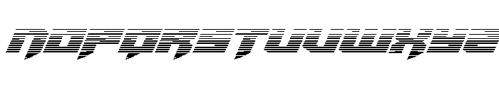 Bridge OFFicer Gradient Font UPPERCASE