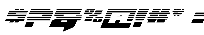 Bridge OFFicer Halftone Font OTHER CHARS