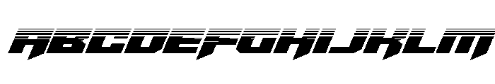Bridge OFFicer Halftone Font UPPERCASE
