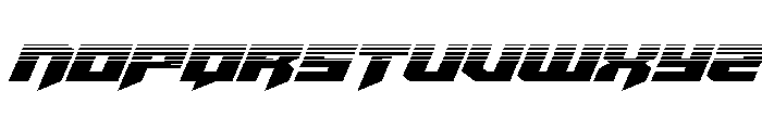 Bridge OFFicer Halftone Font UPPERCASE