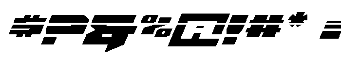 Bridge OFFicer Laser Font OTHER CHARS