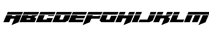 Bridge OFFicer Laser Font UPPERCASE
