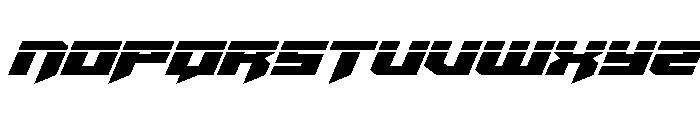 Bridge OFFicer Laser Font UPPERCASE
