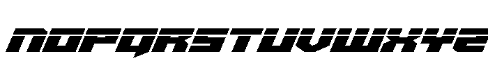 Bridge OFFicer Laser Font LOWERCASE