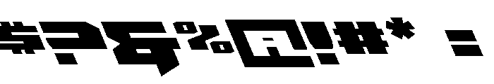 Bridge OFFicer Leftalic Font OTHER CHARS