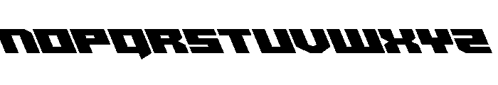 Bridge OFFicer Leftalic Font LOWERCASE