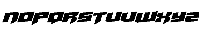 Bridge OFFicer Rotalic Font UPPERCASE