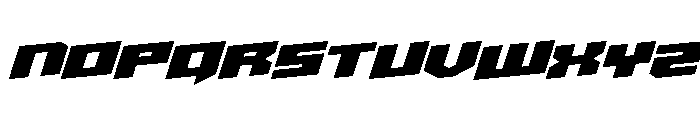 Bridge OFFicer Rotalic Font LOWERCASE