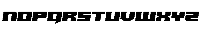 Bridge OFFicer Slight Straight Font LOWERCASE